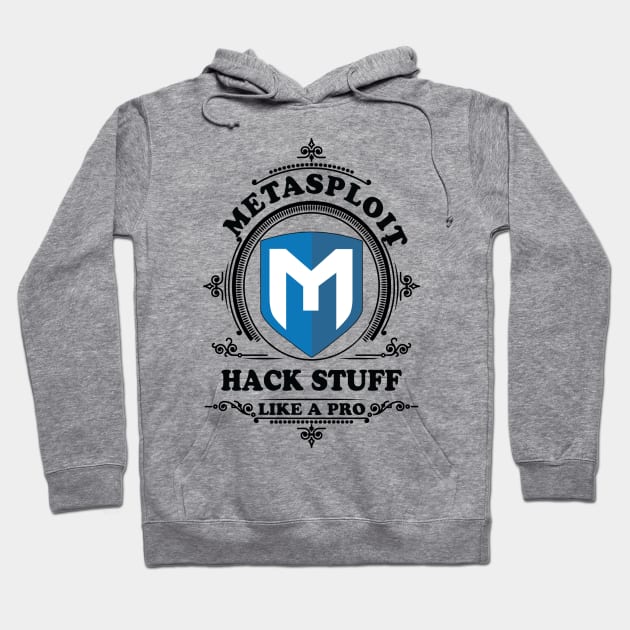 Metasploit - Hack Stuff like a Pro Hoodie by Cyber Club Tees